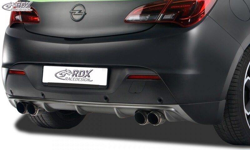 Rear Diffusers RDX Rear Bumper Extension For OPEL Astra J GTC Diffusor