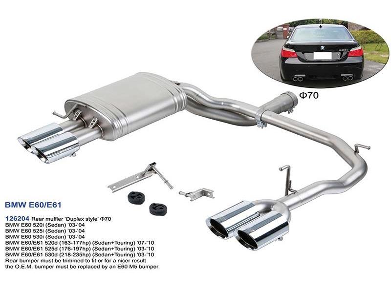 Bmw e60 525i a spec full exhaust system #3