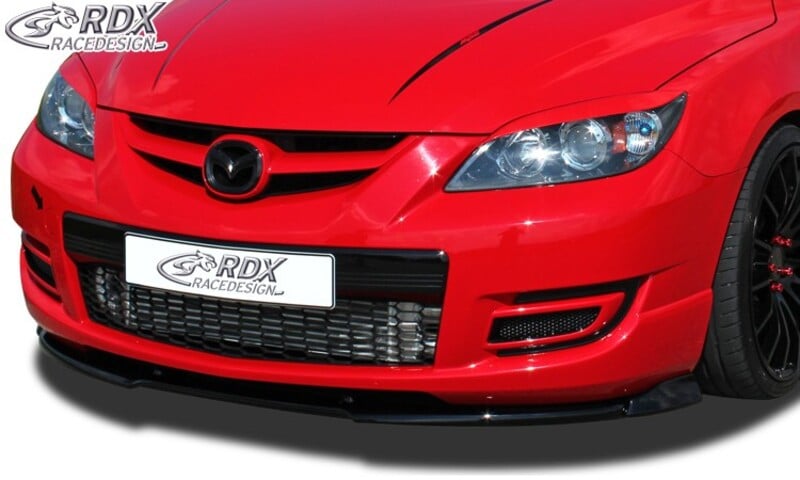 Mazda 3 Mk2 (BL) '08-'13: RDX Front Spoiler VARIO-X for MAZDA 3 MPS (BK)  2006-2009 Front Lip Splitter