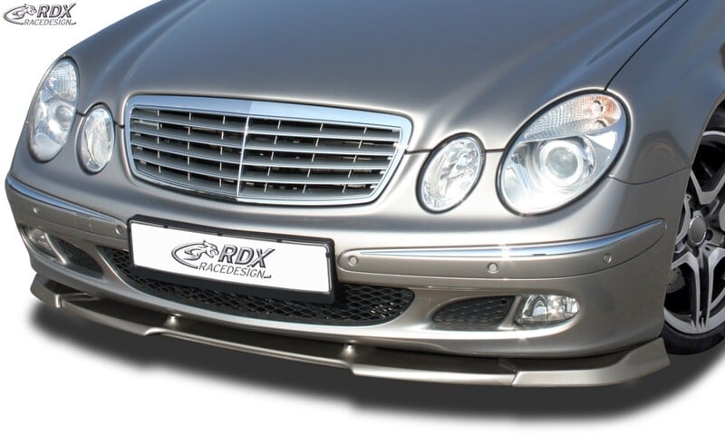 Front Spoilers: RDX Front Spoiler VARIO-X for MERCEDES E-class W211 -2006  Classic/Elegance Front Lip Splitter